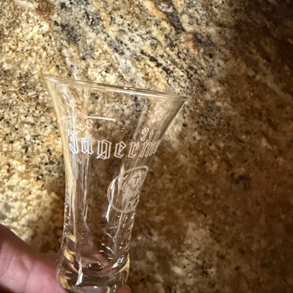 Jagermeister Tulip 2 CL shot glasses lot of 6 vintage - Picture 2 of 5